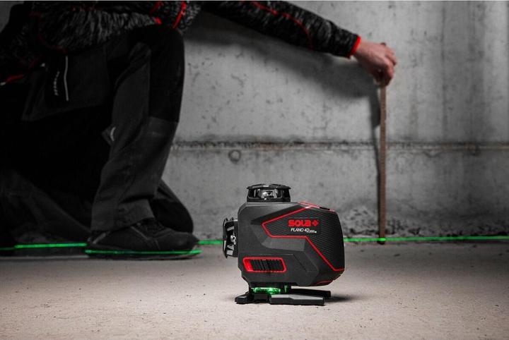 Produktbild Sola PLANO 4D GREEN 360Â° Kruislijnlaser set in koffer - Groen - 4x 30m