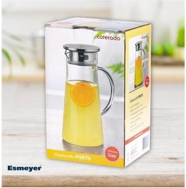 Produktbild Esmeyer ® Filterkaraffe PORTO 1l Borosilikatglas transparent (1 l)