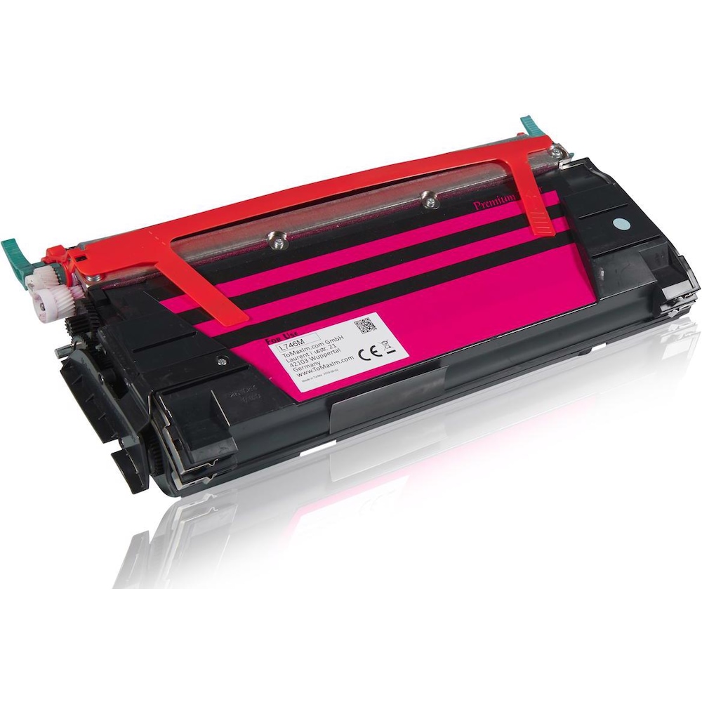 Inkadoo, Toner, Toner kompatibel zu Lexmark C746A1MG Toner, magenta Magenta (M)