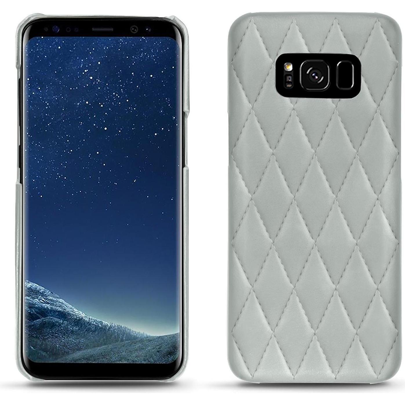 Thumbnail - Noreve Lederschutzhülle (Samsung Galaxy S8+), Smartphone Hülle, Grau