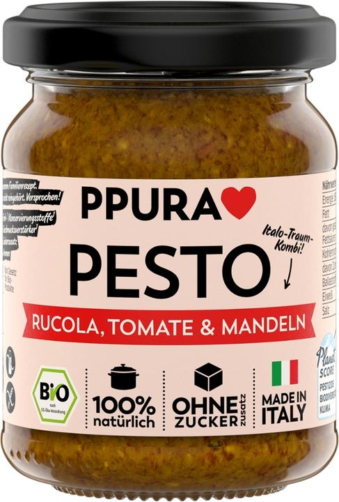 Actual product image Ppura Pesto Rucola Tom. & almonds (120 g)