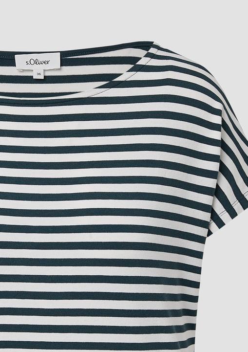 Produktbild S.Oliver T-Shirt Fliessendes Jersey-Shirt mit überschnittenen Schultern (38)