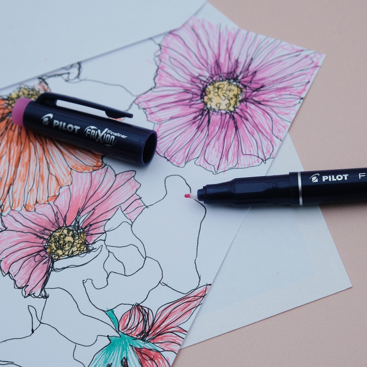 Actual product image Pilot FriXion Fineliner (Pink, 1 x)