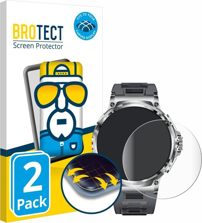 Produktbild BROTECT Fullscreen Schutzfolie Displayschutz Folie Klar Transparent