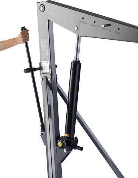 Produktbild eurokraft basic Werkstattkran GREY