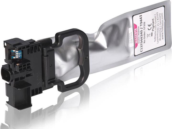 Actual product image Inkadoo Printer cartridges compatible with Epson C13T944340 / T9443 ink cartridge, magenta magenta (M)