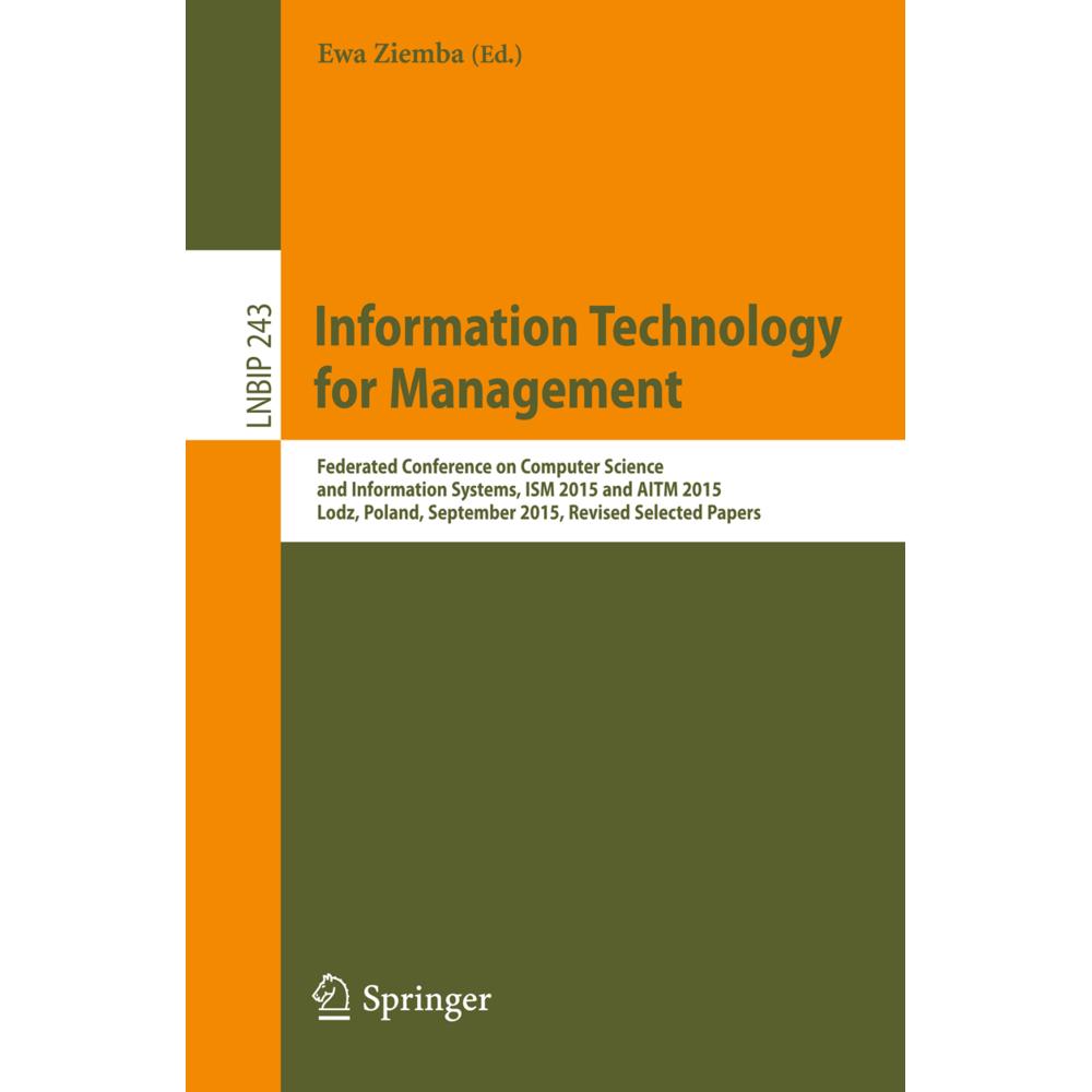 Information Technology for Management, Fachbücher von Ewa Ziemba