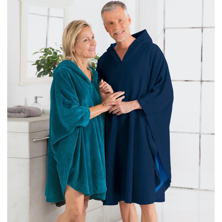 Image du produit Erwin Müller Unisex-Poncho lang mit Kapuze
