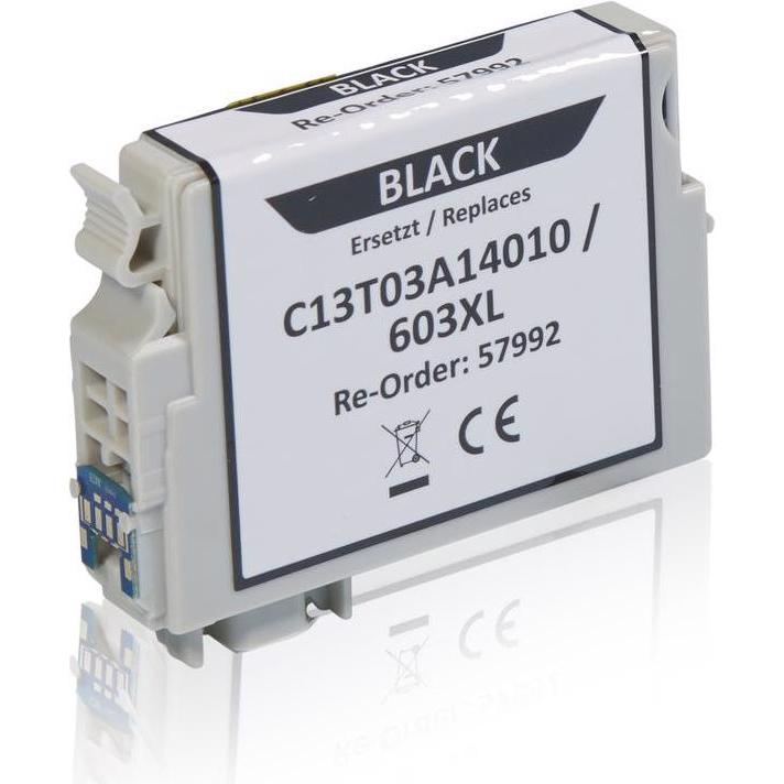 Thumbnail - Inkadoo, Druckerpatrone, Druckerpatronen kompatibel zu Epson C13T03A14010 / 603XL Tintenpatrone, schwarz Schwarz (BK)