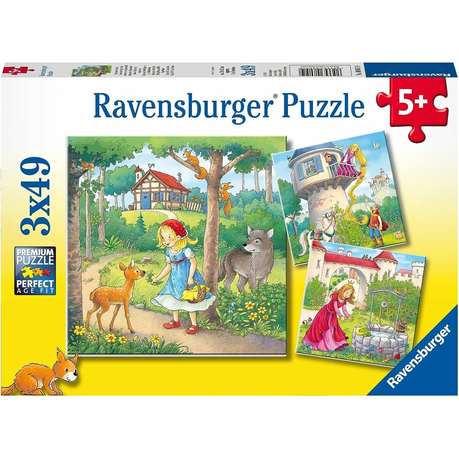 Ravensburger Rapunzel, Rotkäppchen & der Froschkönig (49 Teile)
