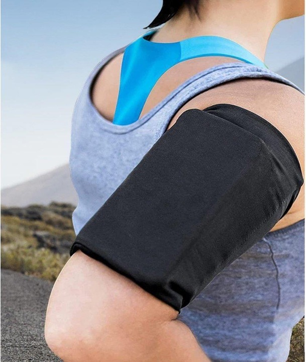 Immagine prodotto Hurtel Fascia da braccio da running Fascia da braccio per telefono S blu