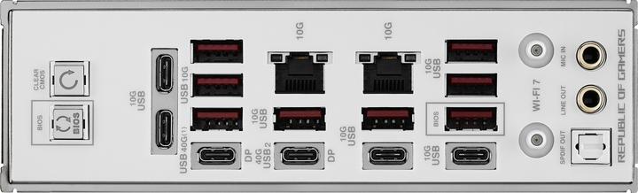 Productafbeelding ASUS MB Rog Crosshair X870e Glacial (AM5, AMD X870E)