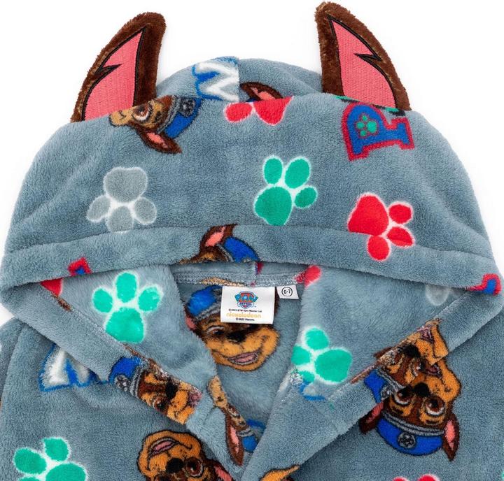 Immagine prodotto Paw Patrol Accappatoio in pile con cappuccio per bambini/ragazzi (104)