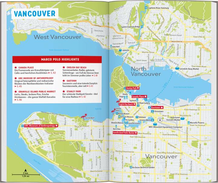 Produktbild Reiseführer Kanada West, Rocky Mountains, Vancouver (Deutsch, Karl Teuschl, 2023)