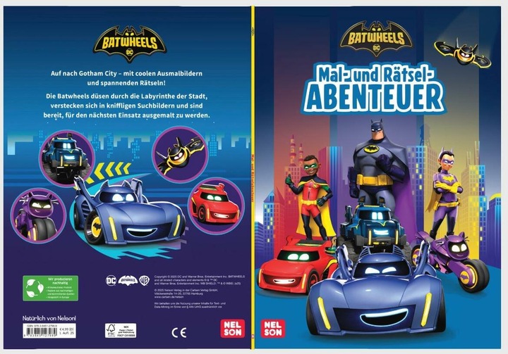 Immagine prodotto DC Batwheels: avventura da colorare e puzzle