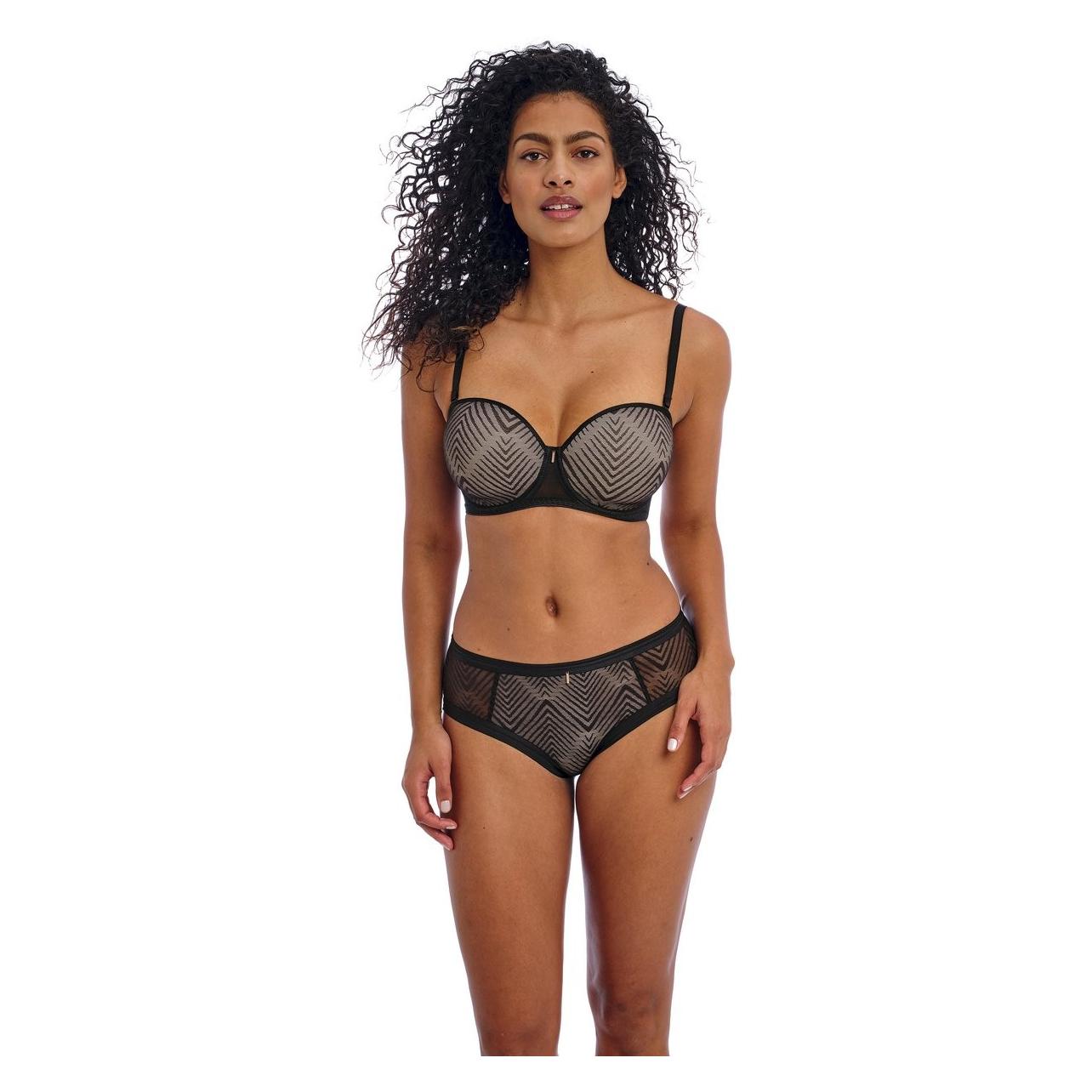 Freya, Bh's, Tailored, Zwart, (90 F)