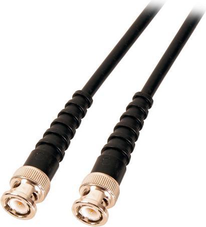 Produktbild EFB Elektronik Koax-Kabel RG58U 50Ohm 2 x Stecker gerade, 1,0m RG58 C/U, 50 Ohm, schwarz (Antennenkabel)