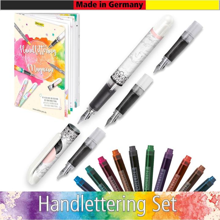 Produktbild Online Handlettering Set Soft Marble (1x)