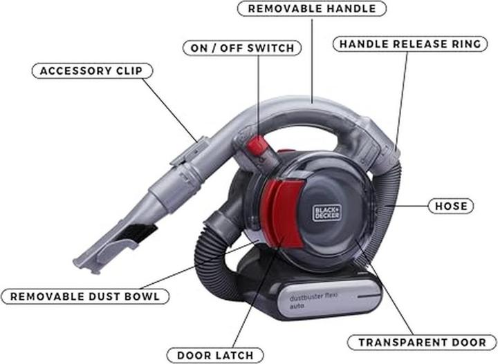 Actual product image Black & Decker Dustbuster Flexi PD1200AV