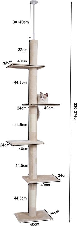 Actual product image Fudajo Kratzbaum (27.60 cm, Beige)