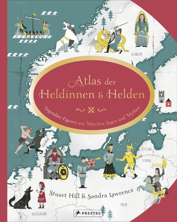 Actual product image Atlas der Heldinnen und Helden (German, Sandra Lawrence, Stuart Hill, 2020)