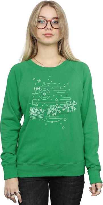 Immagine prodotto Star Wars Death Star Sleigh Felpa Donna (S)