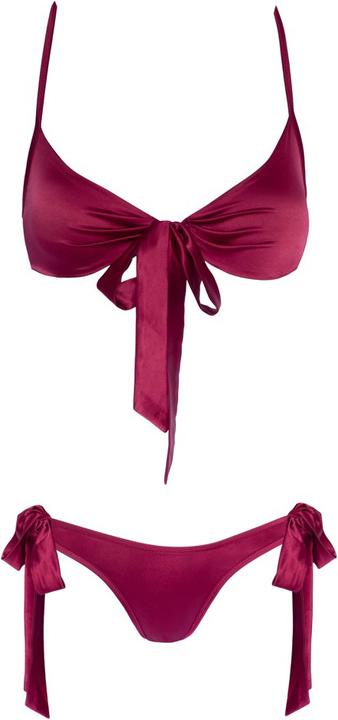 Produktbild Cottelli Collection BH und Slip rot S/M (S, M)