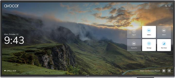 Produktbild Avocor AVL-1050-T - 267 cm (105") Diagon (5120 x 2160 Pixel, 105")