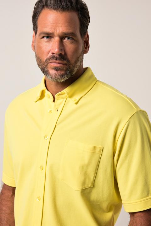 Immagine prodotto JP1880 JP 1880 Piqué-Hemd, FLEXNAMIC®, Halbarm, Buttondown-Kragen, Modern Fit (8XL)