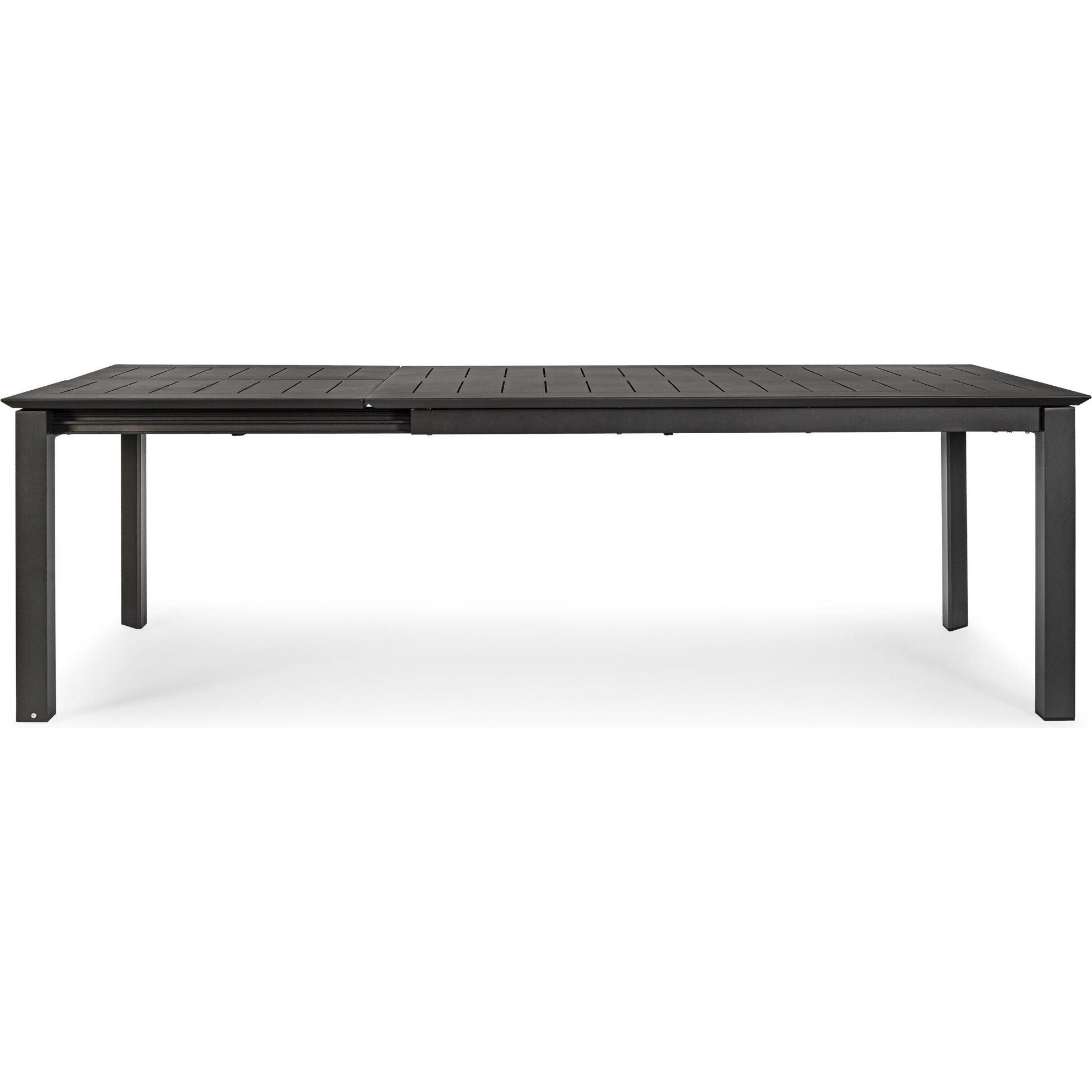 Thumbnail - Bizzotto, Gartentisch + Balkontisch, Garten Ausziehtisch Konnor 160- anthrazit (160 cm)