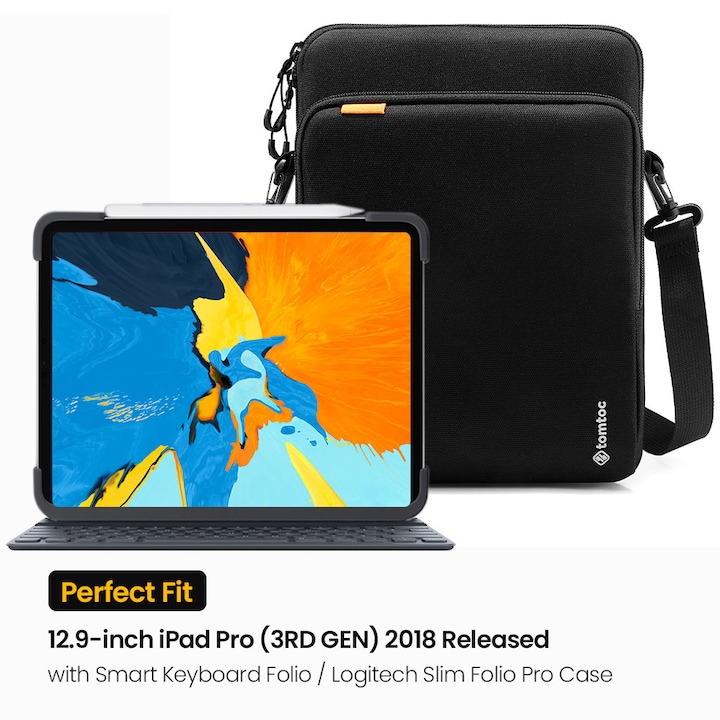 Produktbild tomtoc H13 (9.7-11") Tablet Sleeve (iPad Air 2014 (2. Gen), iPad Pro 11 2020 (2. Gen), iPad Pro 10.5 2017 (1. Gen), iPad Pro 10.5 2019 (2. Gen), iPad Pro 11 2018 (1. Gen), iPad Air 2020 (4. Gen), iPad Air 2022 (5. Gen), iPad Air 2019 (3. Gen))
