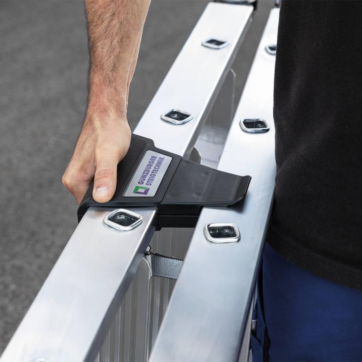 Actual product image Munk Aluminum stepladder with large platform (Platform ladder, 143 cm)