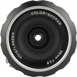 Actual product image Voigtländer Colour-Skopar 28mm/2.8 asph. SLII-S bicol (Nikon F, full size)