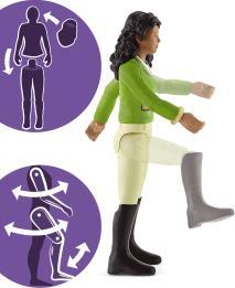 Image du produit Schleich Promenade à cheval avec 4 personnages mobiles et 4 chevaux