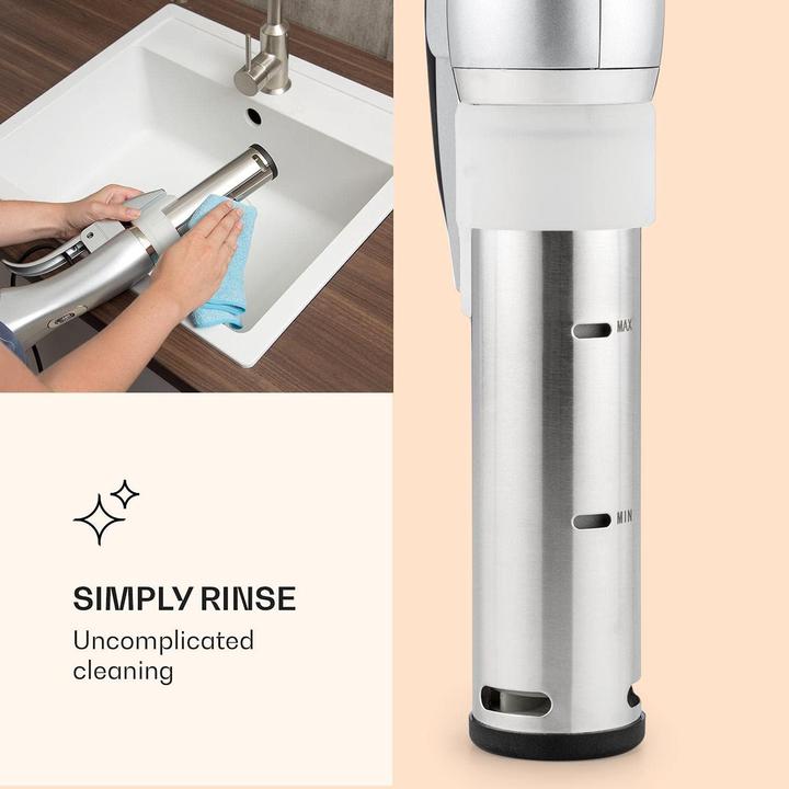 Produktbild Klarstein Quickstick Sous Vide Garer Silber
