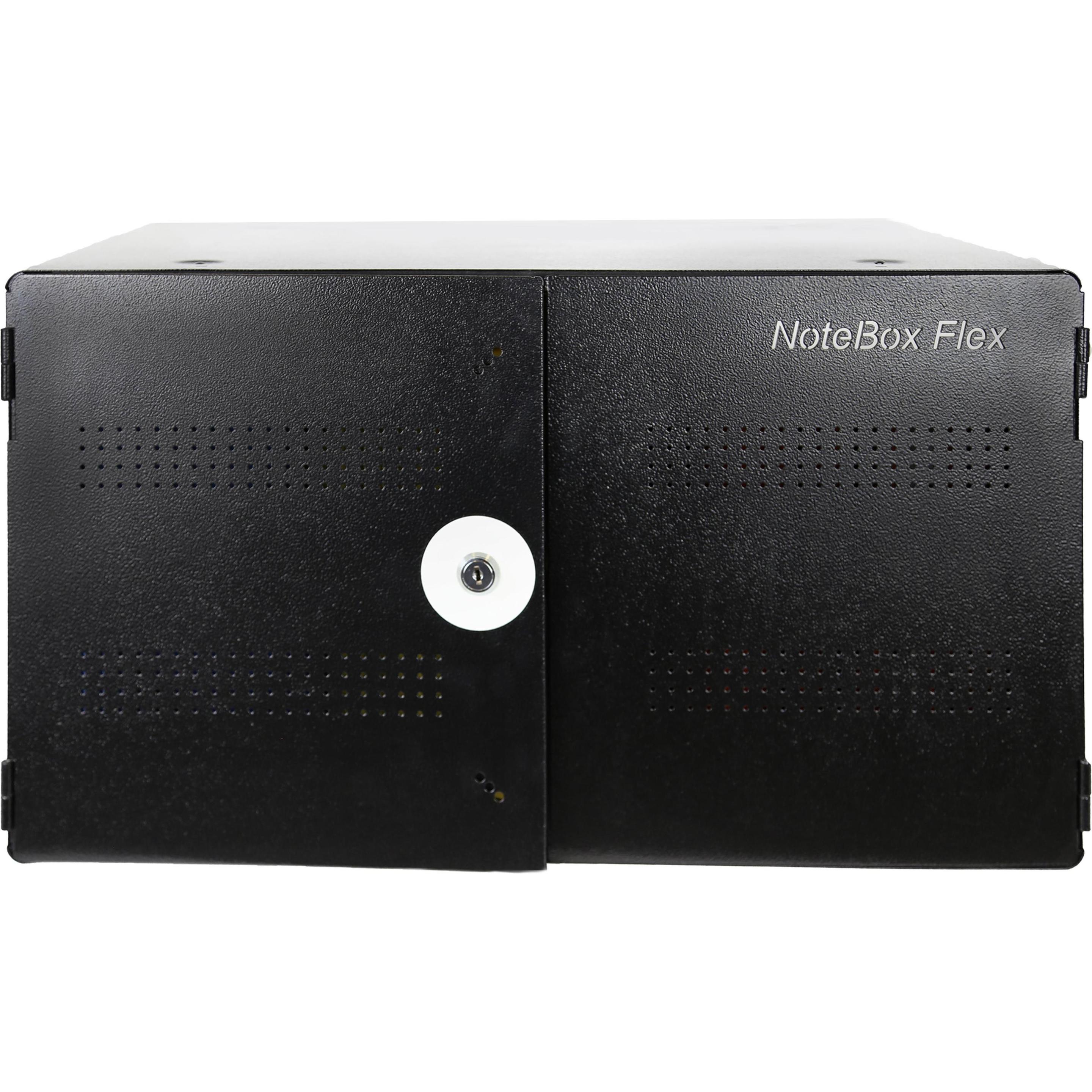 Leba NoteBox 16 USB-C (Schuko) (19 Zoll Rack), Serverschrank, Schwarz