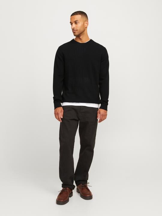 Produktbild Jack & Jones RDD Einfarbig Strickpullover mit Rundhals Strickpullover mit Rundhals (L)