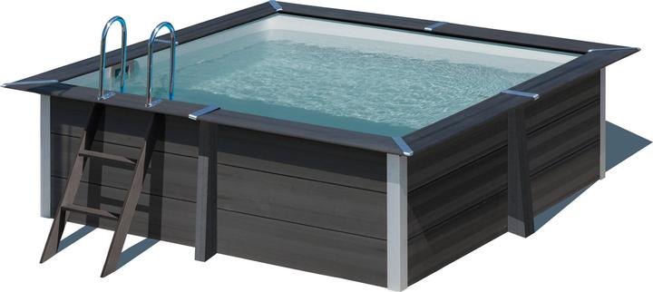 Gre Aufstellpool WPC-Pool-Set (326 x 326 x 96 cm)