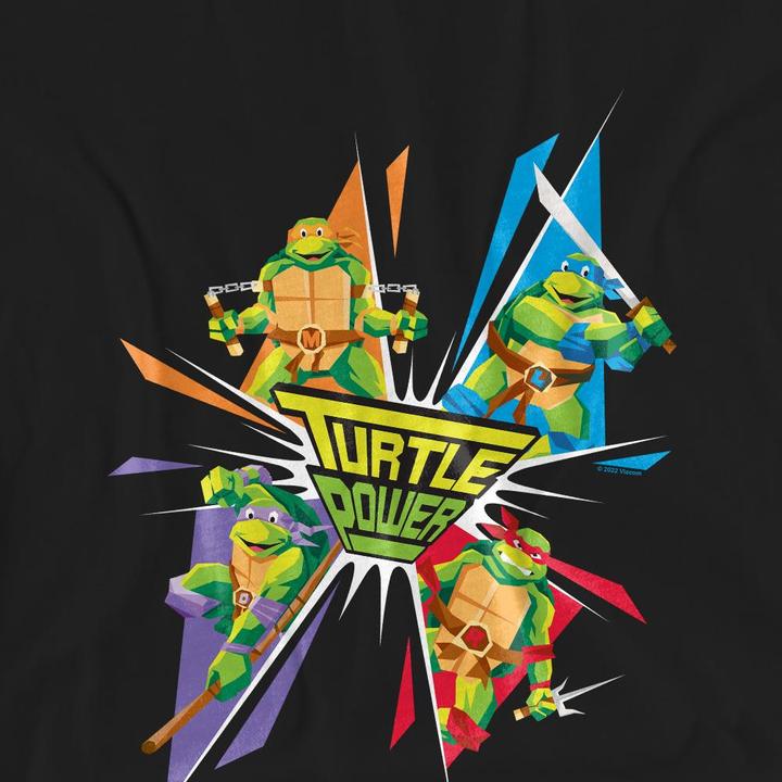 Actual product image Teenage Mutant NT Unisex Adult Turtle Power T-Shirt (XXL)