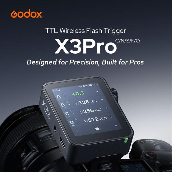 Immagine prodotto Godox X3pro C - Transmitter for Canon (Funk)