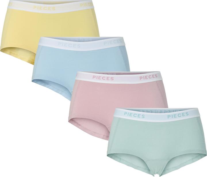 Immagine prodotto Pieces PCLOGO LADY 4er-Pack Boxershorts (L, confezione da 4)