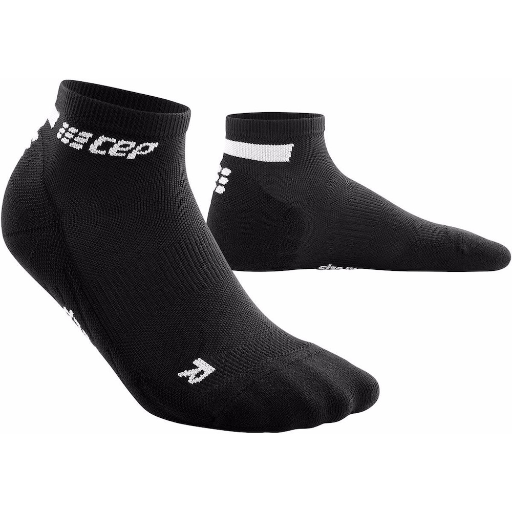 Cep, Herren, Sportsocken, The Run Compression Low-Cut Socken (45 - 48), Schwarz