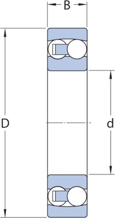 Actual product image SKF Self-aligning ball bearings