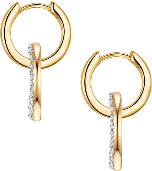 Actual product image Lulu & Jane Ladies earrings metal - 35654 (Metal alloy)
