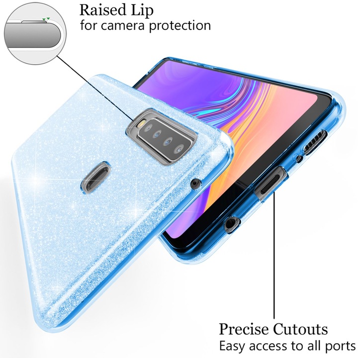 Image du produit Nalia Étui à paillettes (Samsung Galaxy A9 (2018))