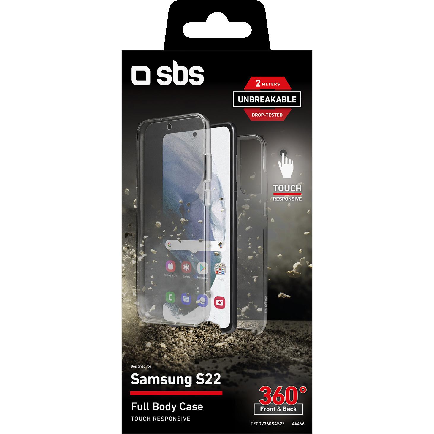 Thumbnail - SBS Schutzhülle 360° (Samsung Galaxy S22), Smartphone Hülle, Transparent