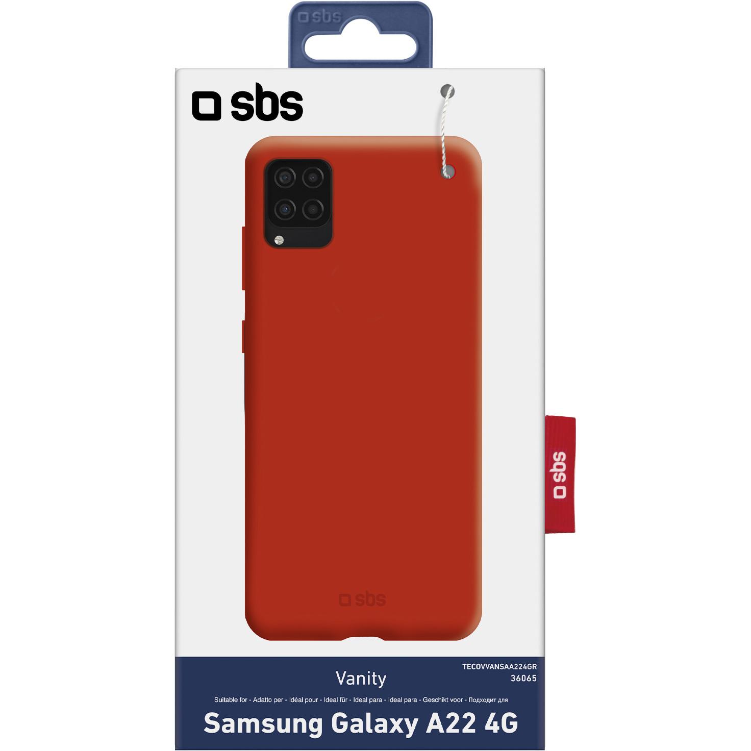 Thumbnail - SBS Schutzhülle (Samsung Galaxy A22), Smartphone Hülle, Rot