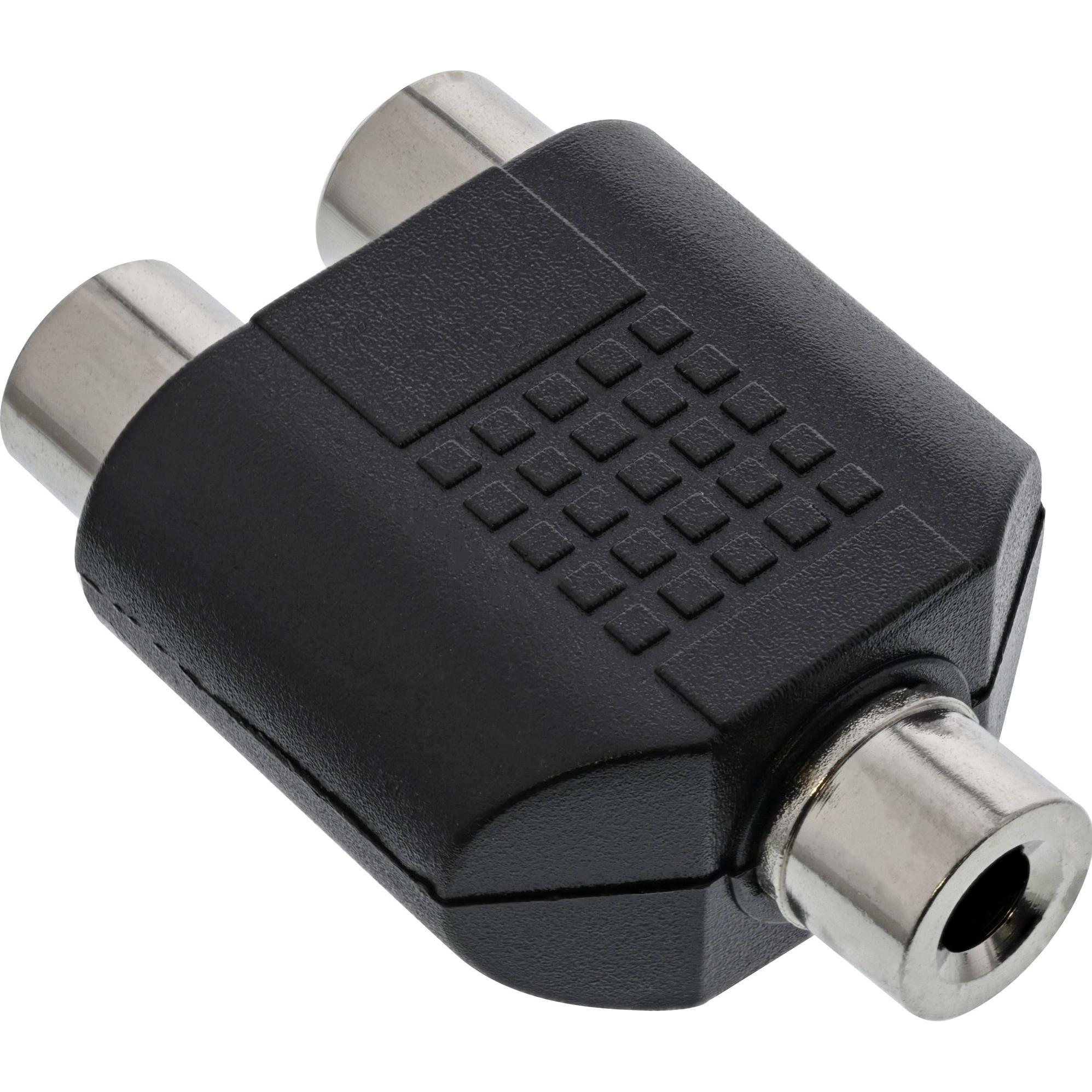 InLine Audio Adapter (Klinkenadapter), Audio Adapter, Schwarz