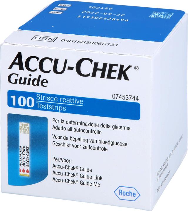 Produktbild Emramed Accu Chek Guide Ttr, 100 St TTR (Teststreifen)