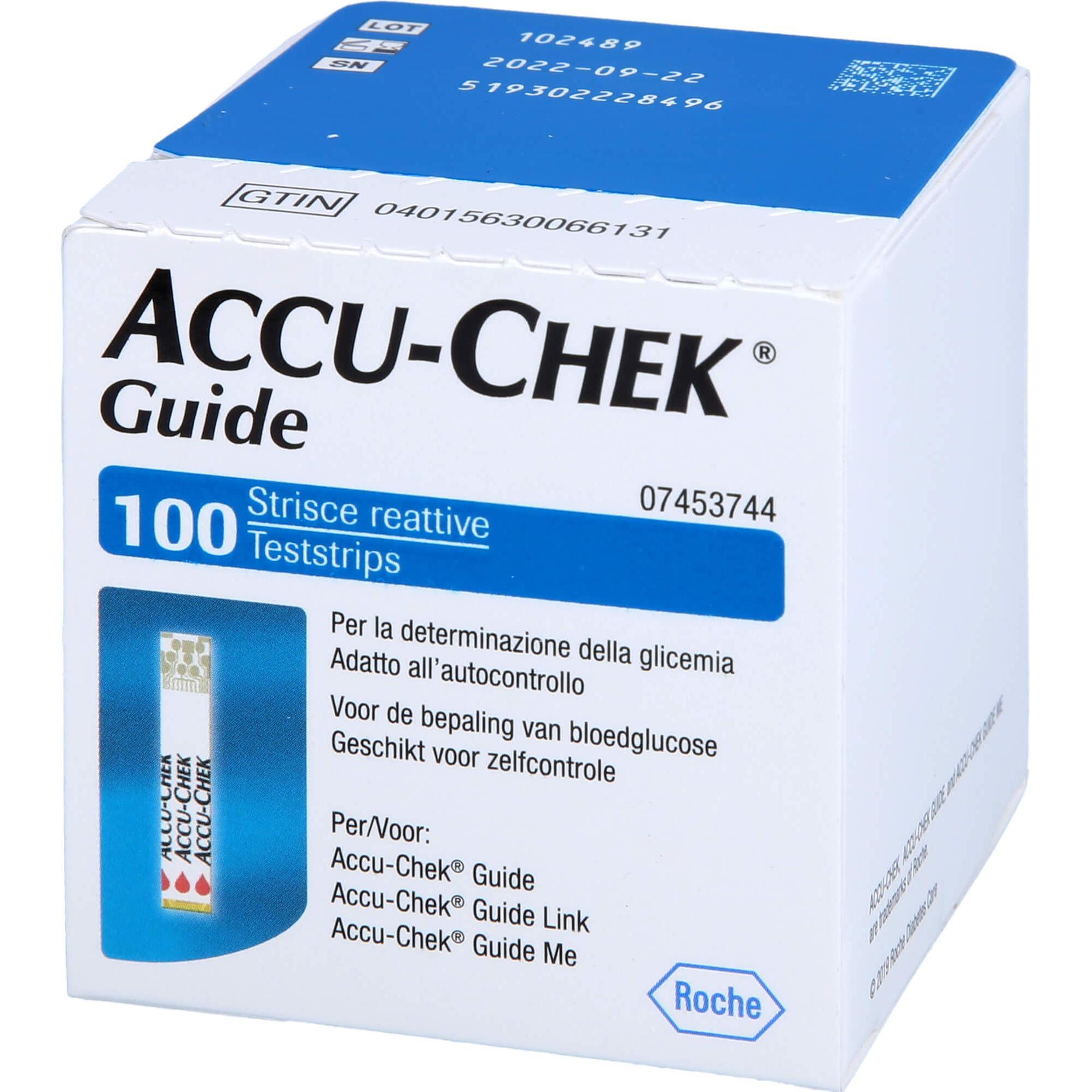 Thumbnail - Emramed, Bluttest, Accu Chek Guide Ttr, 100 St TTR (Teststreifen)